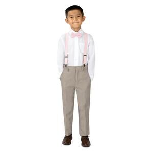 Pink adjustable suspenders